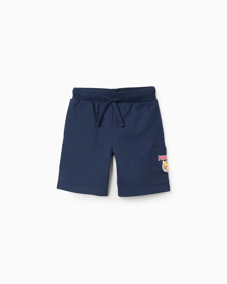 Детские шорты 100% хлопок с мотивом Пикачу Zippy, темно-синий
Детские шорты 100% хлопок с мотивом Пикачу Zippy, темно-синий