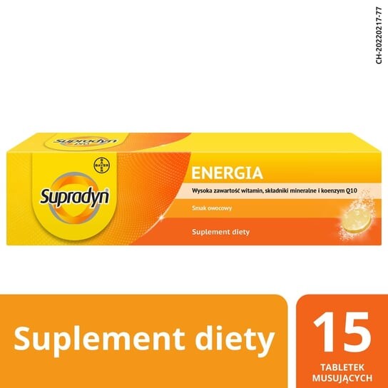 Supradyn, Энерджи, БАД, 15 таб.
Supradyn, Энерджи, БАД, 15 таб.