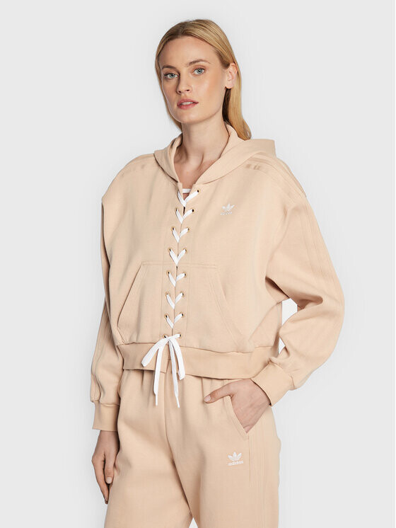 Толстовка свободного кроя Adidas, бежевый
Толстовка свободного кроя Adidas, бежевый