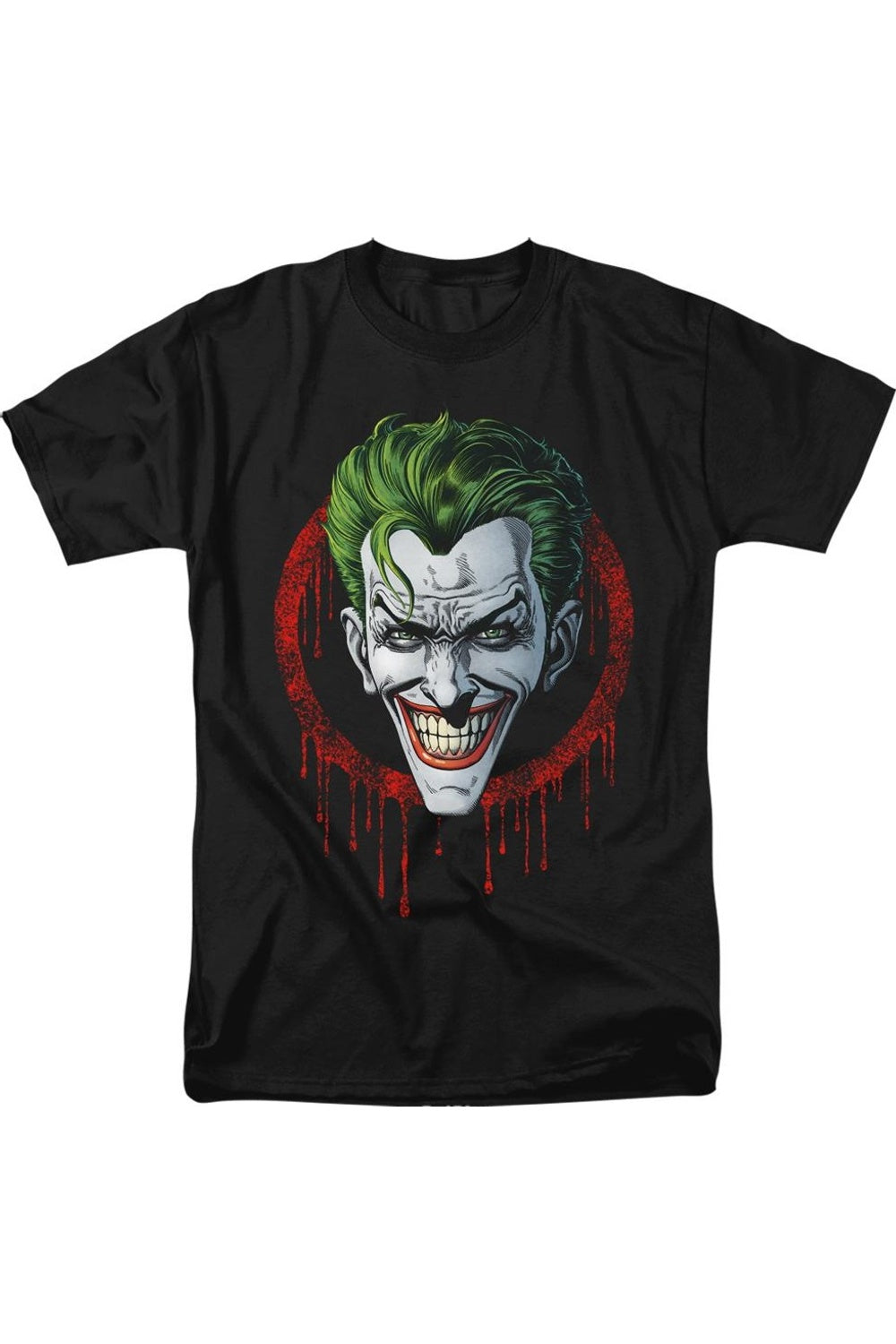 Футболка с коротким рукавом Batman Joker Drip для взрослых Gildan, черный
Футболка с коротким рукавом Batman Joker Drip для взрослых Gildan, черный