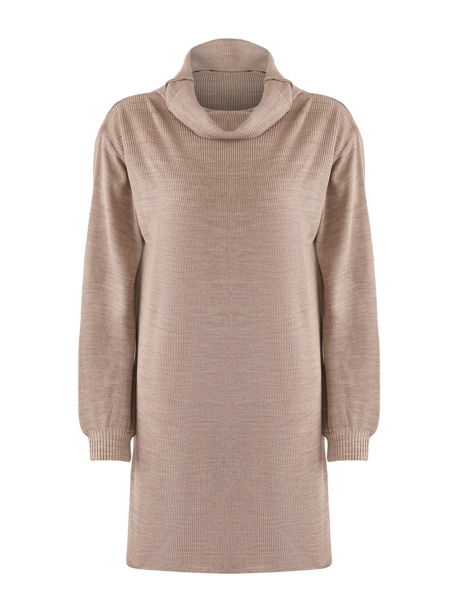 Вязаное платье Trendyol, темно-бежевый
Вязаное платье Trendyol, темно-бежевый