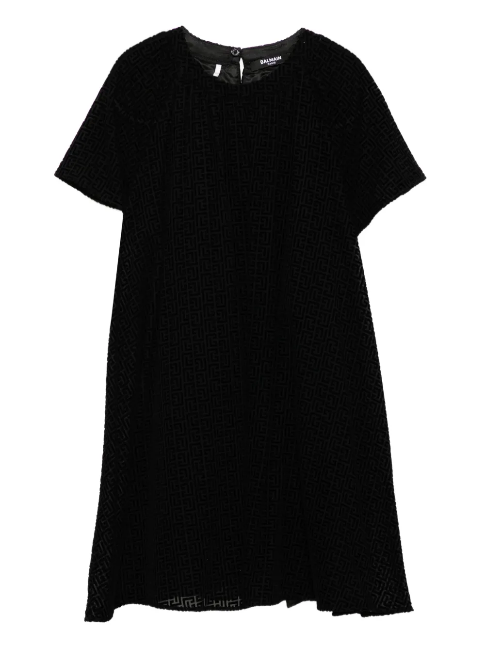 Платье с короткими рукавами Balmain Kids, черный
Платье с короткими рукавами Balmain Kids, черный