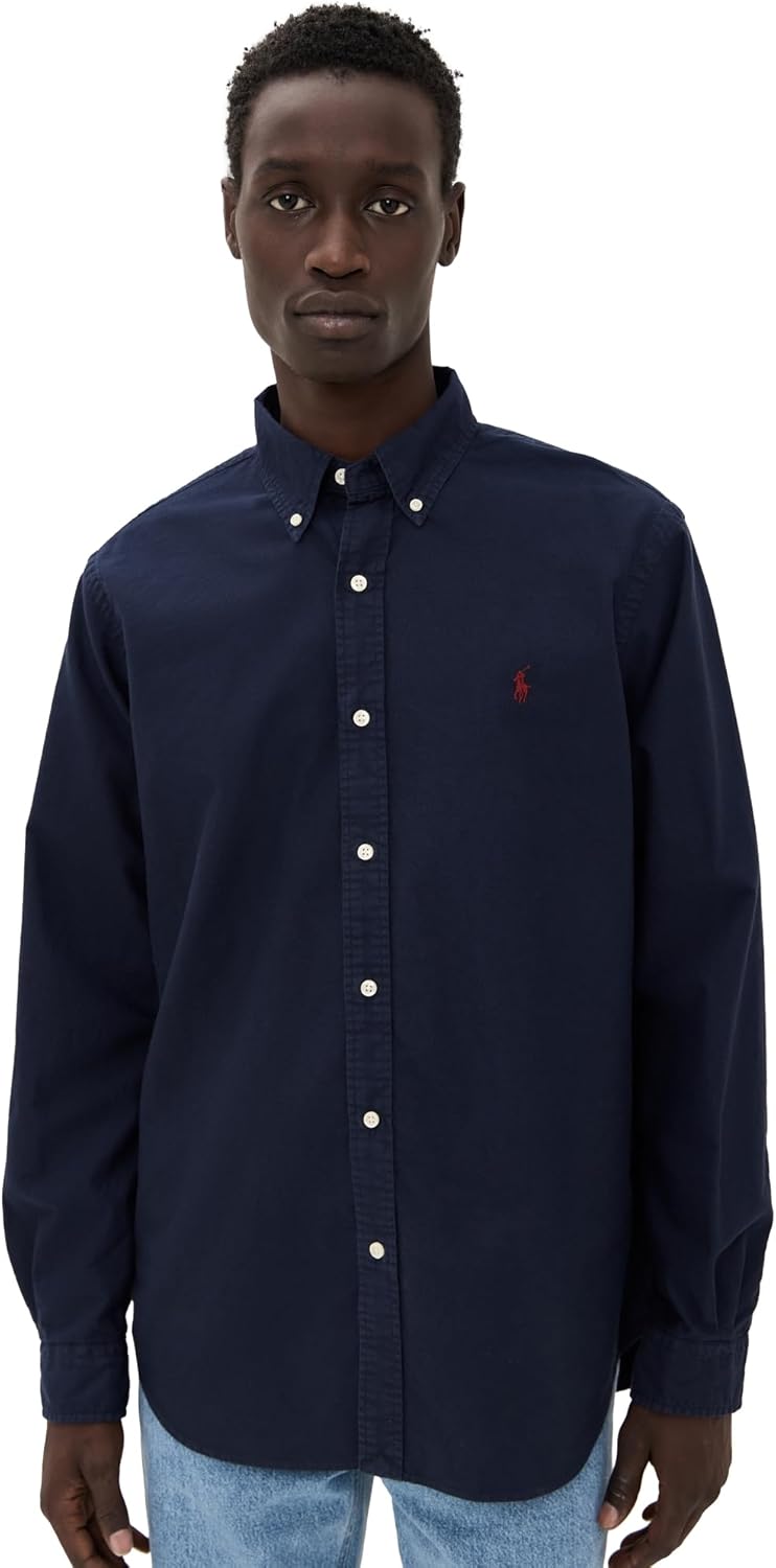 POLO RALPH LAUREN Мужская классическая рубашка Oxford с окраской в готовом виде, Rl Navy
POLO RALPH LAUREN Мужская классическая рубашка Oxford с окраской в готовом виде, Rl Navy