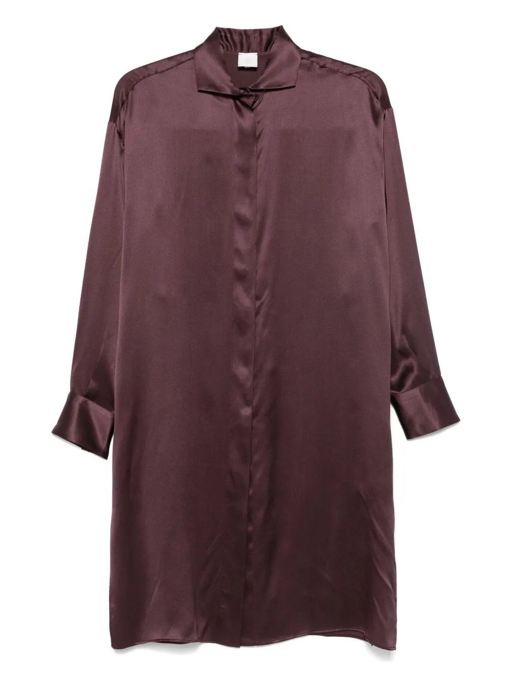 Шелковое платье миди с длинными рукавами Eleventy, фиолетовый
Шелковое платье миди с длинными рукавами Eleventy, фиолетовый