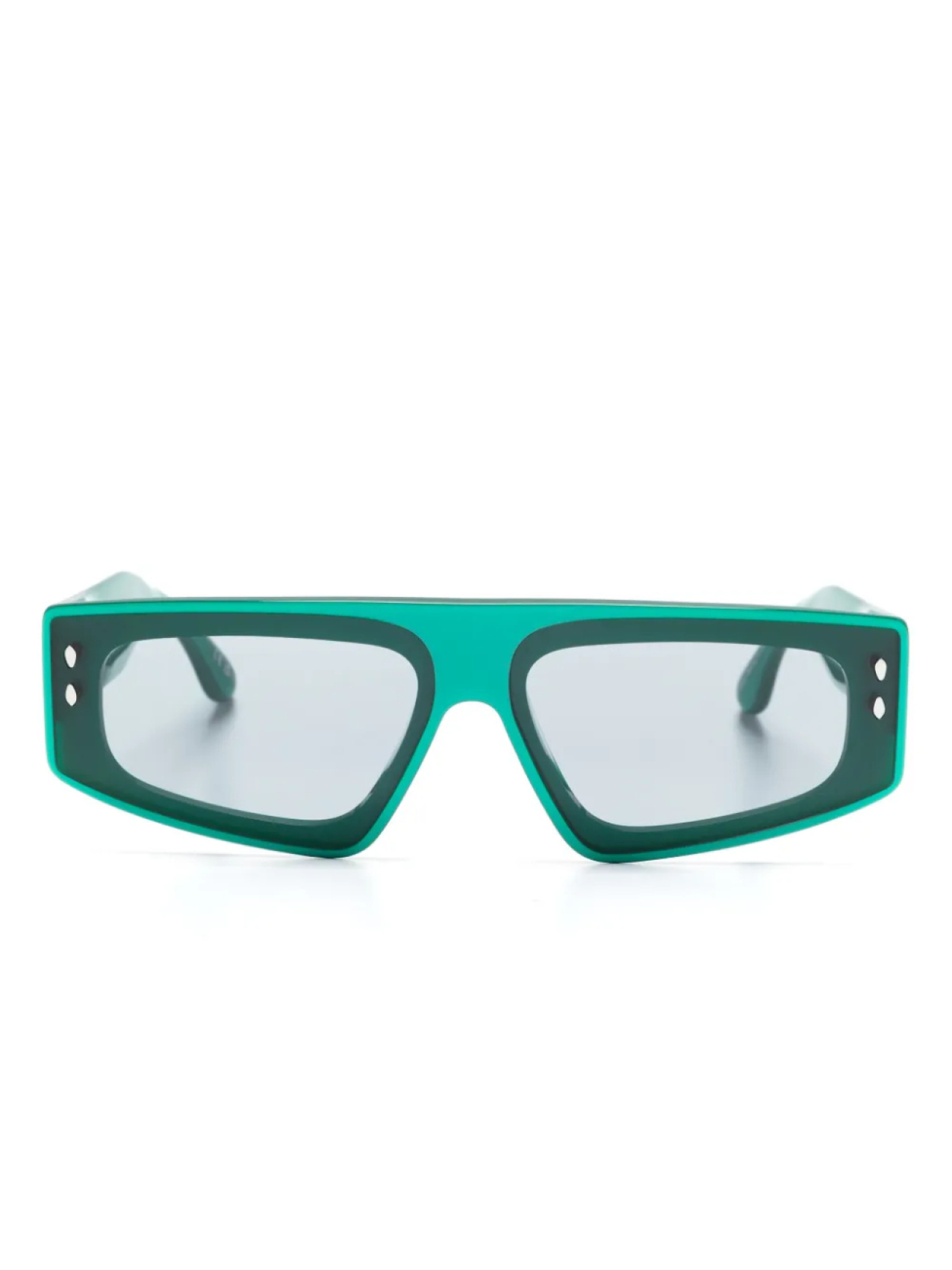 ISABEL MARANT солнцезащитные очки с плоским верхом, зеленый 
ISABEL MARANT солнцезащитные очки с плоским верхом, зеленый