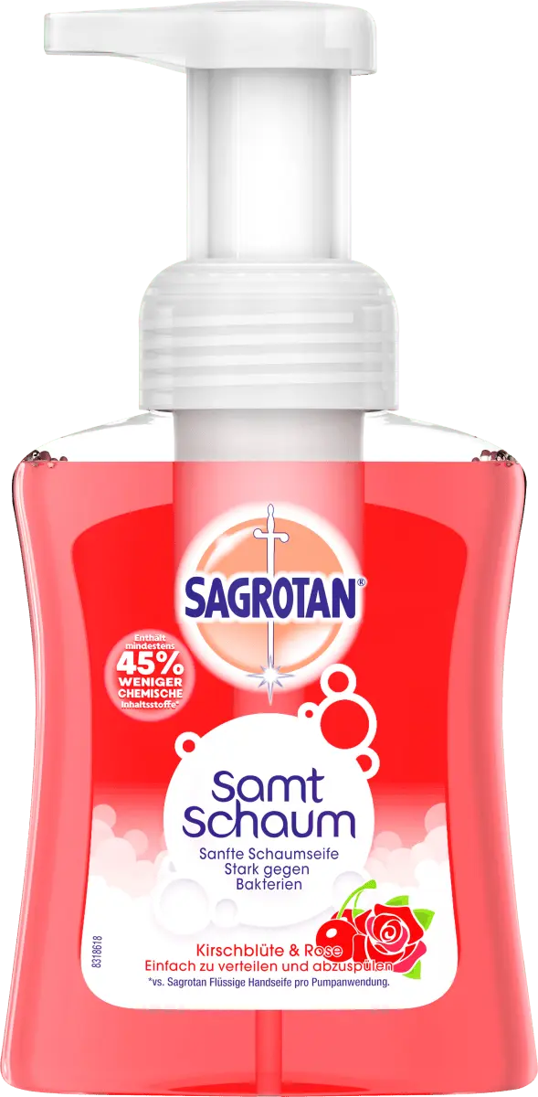 Пенное мыло для рук «Вишневый цвет» Роза 250мл Sagrotan
Пенное мыло для рук «Вишневый цвет» Роза 250мл Sagrotan