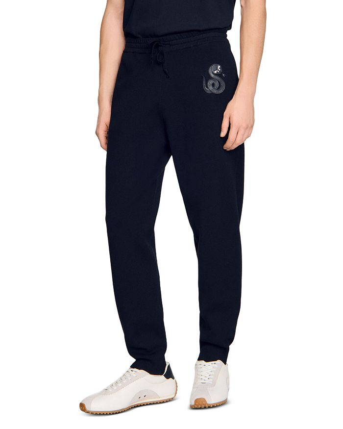 Джоггеры с змеиным принтом Sandro, черный
Джоггеры с змеиным принтом Sandro, черный