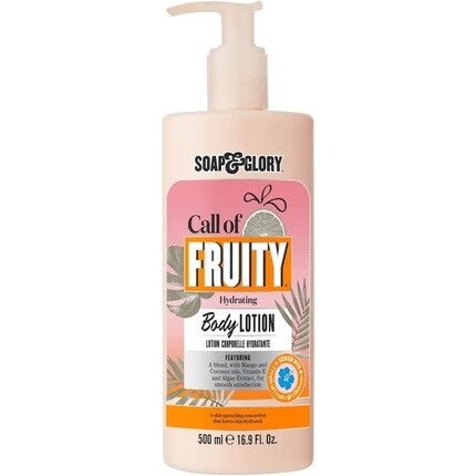 Call Of Fruity увлажняющий лосьон для тела 500 мл, Soap & Glory
Call Of Fruity увлажняющий лосьон для тела 500 мл, Soap & Glory