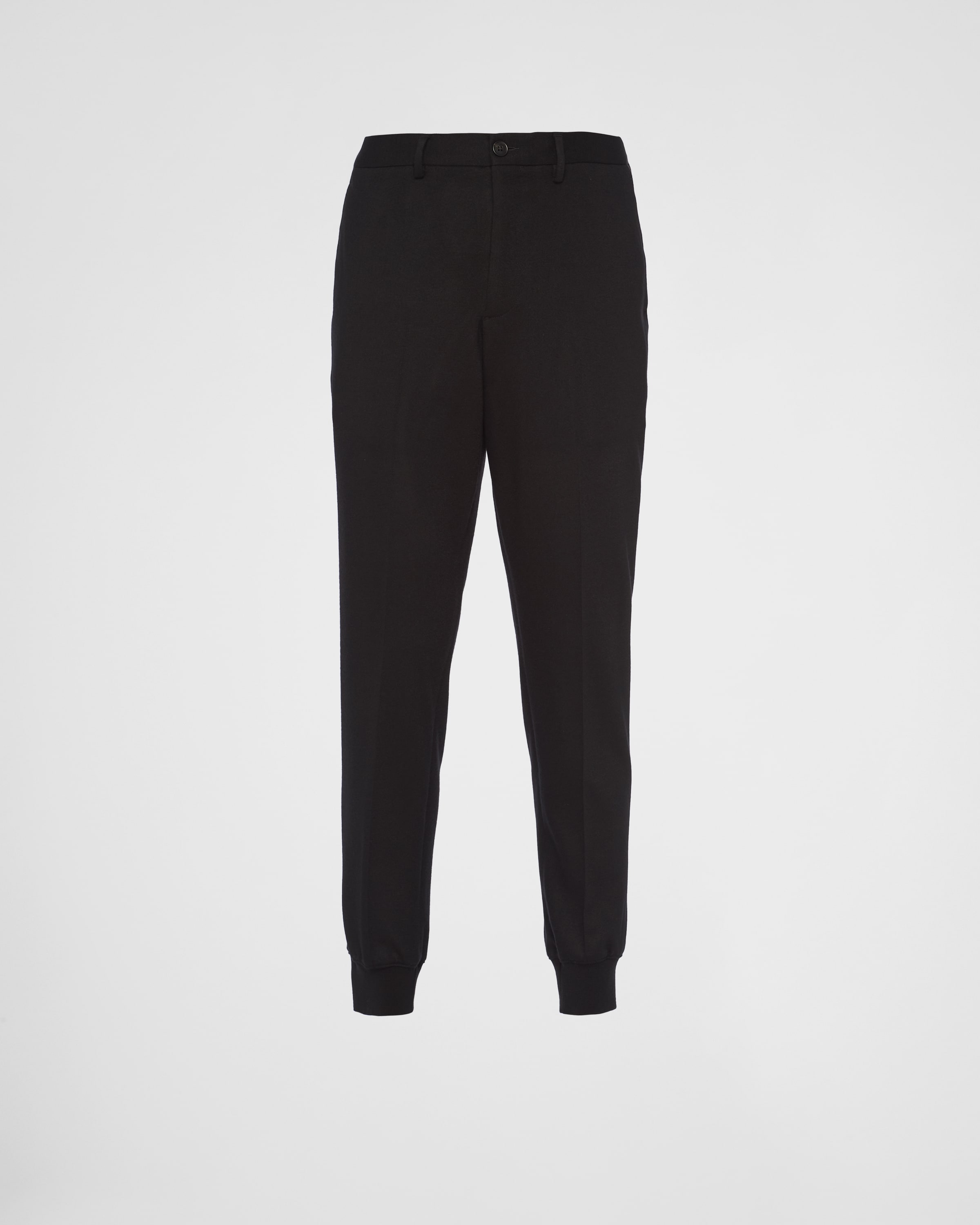 Брюки из шерстяной смеси Prada, черный
Брюки из шерстяной смеси Prada, черный