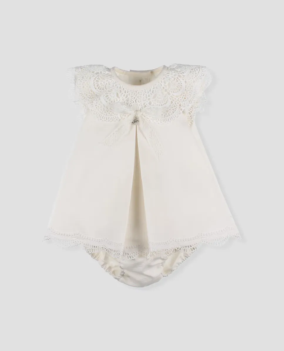 Платье для девочки с гипюровым кружевом и трусиками в тон Foque, цвет Crudo
Платье для девочки с гипюровым кружевом и трусиками в тон Foque, цвет Crudo