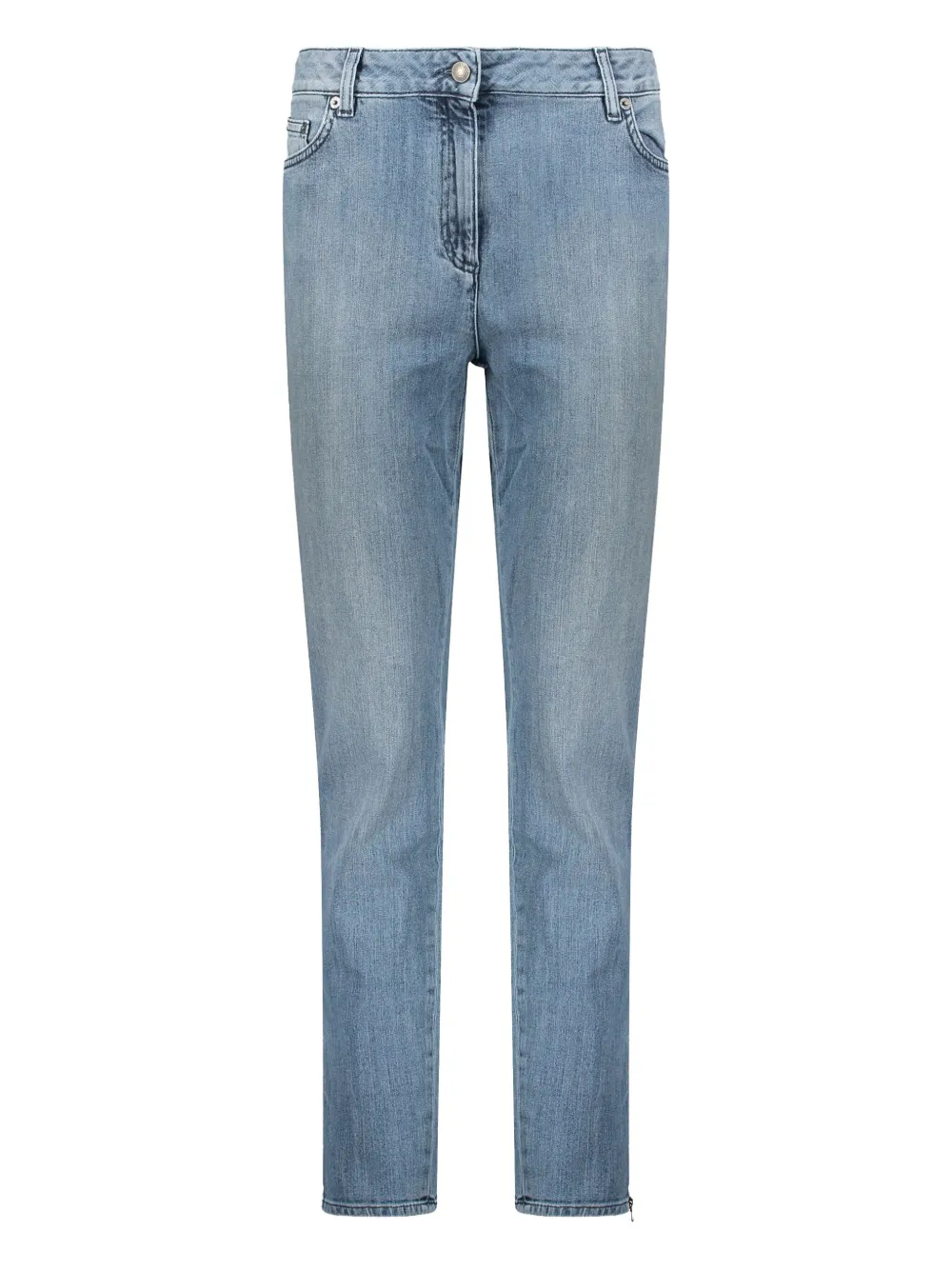 Джинсы из вареного денима Moschino, синий
Джинсы из вареного денима Moschino, синий