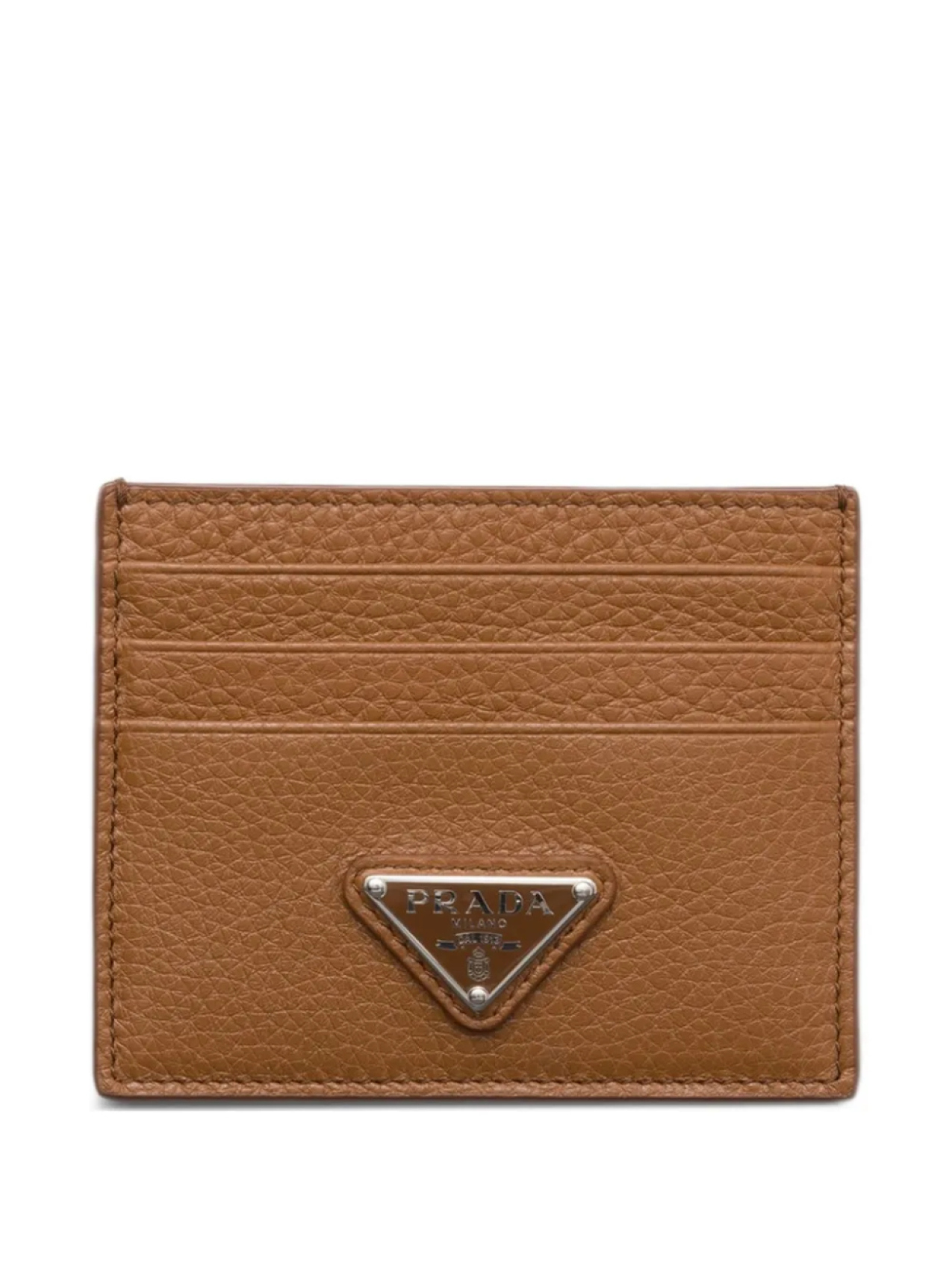 Prada кожаный картхолдер, коричневый
Prada кожаный картхолдер, коричневый