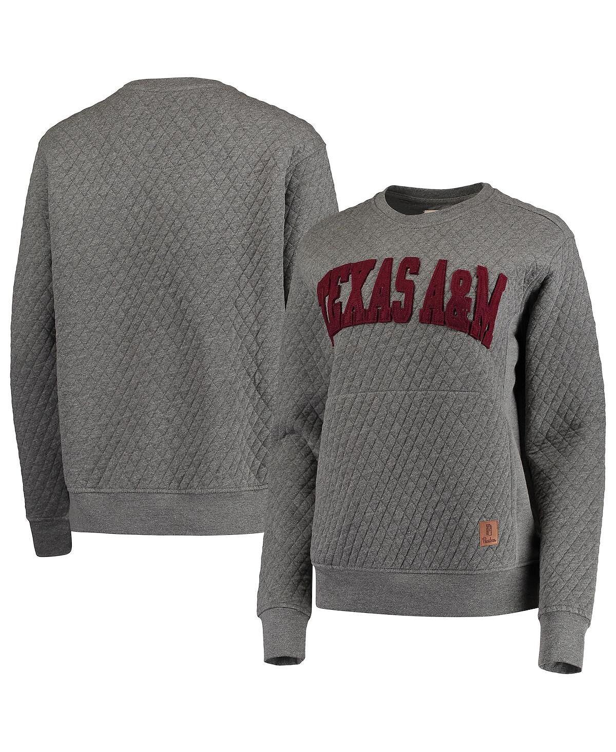 Женский стеганый пуловер с древесным углем Heather Texas A&M Aggies Moose Pressbox
Женский стеганый пуловер с древесным углем Heather Texas A&M Aggies Moose Pressbox