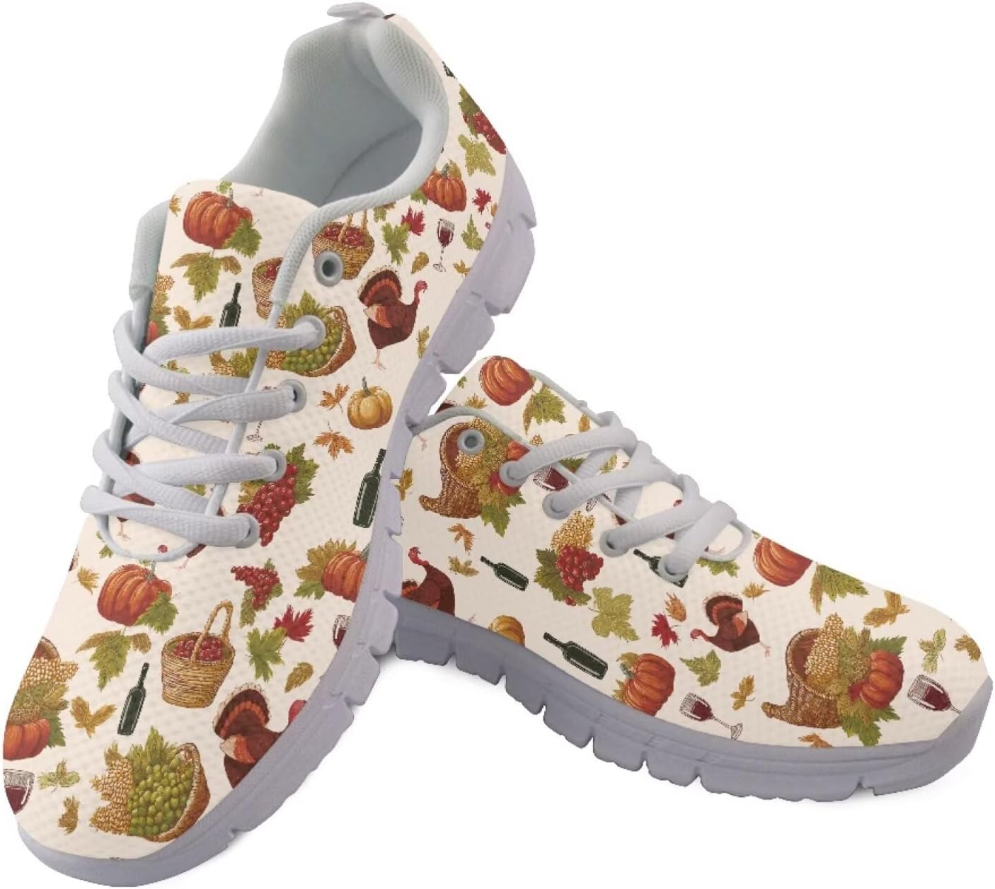 Кроссовки Forchrinse для женщин и мужчин, повседневные, с шнуровкой, для бега, дышащие, легкие теннисные обувь, Thanksgiving Turkey Printed
Кроссовки Forchrinse для женщин и мужчин, повседневные, с шнуровкой, для бега, дышащие, легкие теннисные обувь, Thanksgiving Turkey Printed