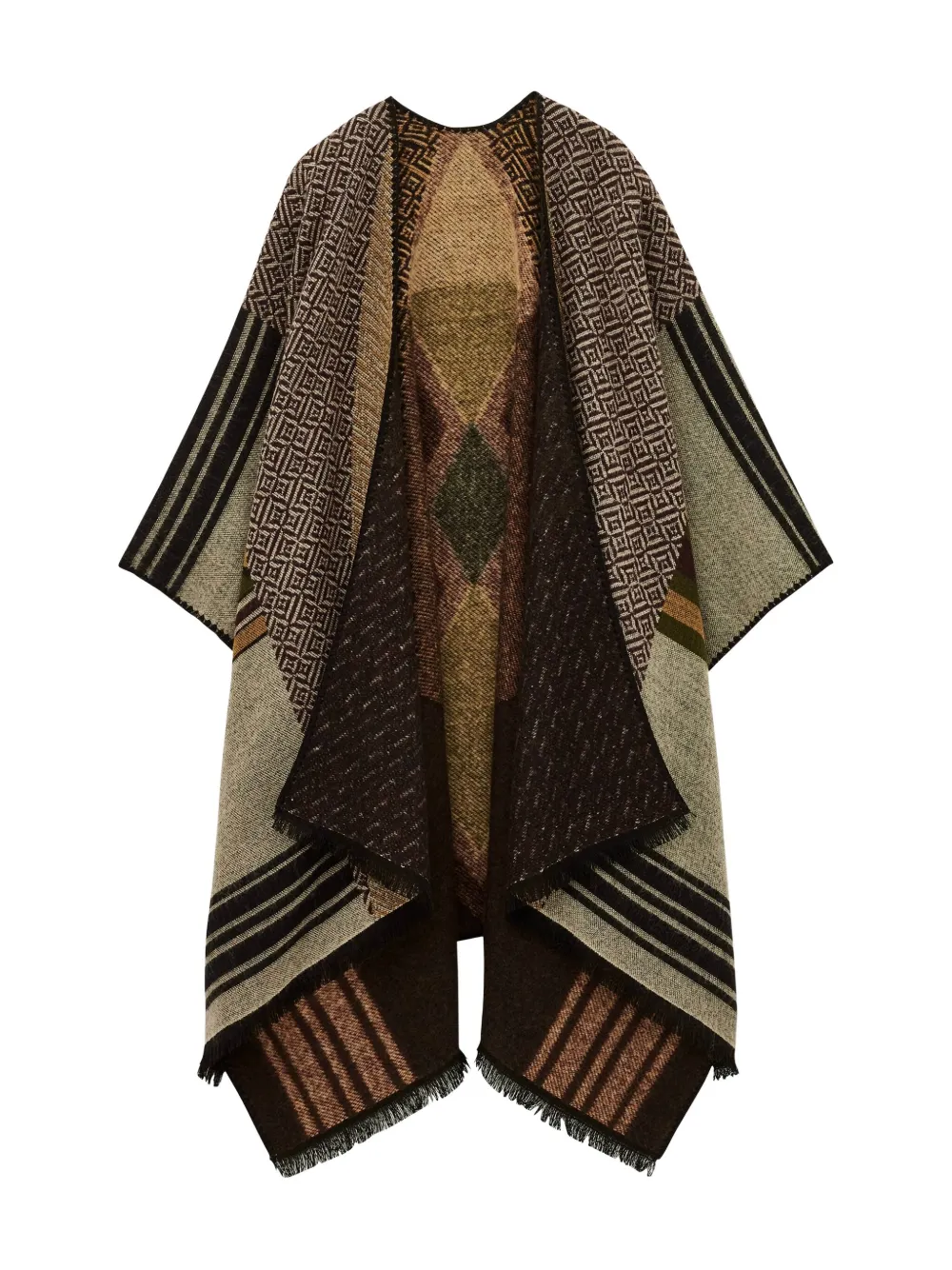 Пончо в полоску "Панама" Ba&Sh, зеленый
Пончо в полоску "Панама" Ba&Sh, зеленый