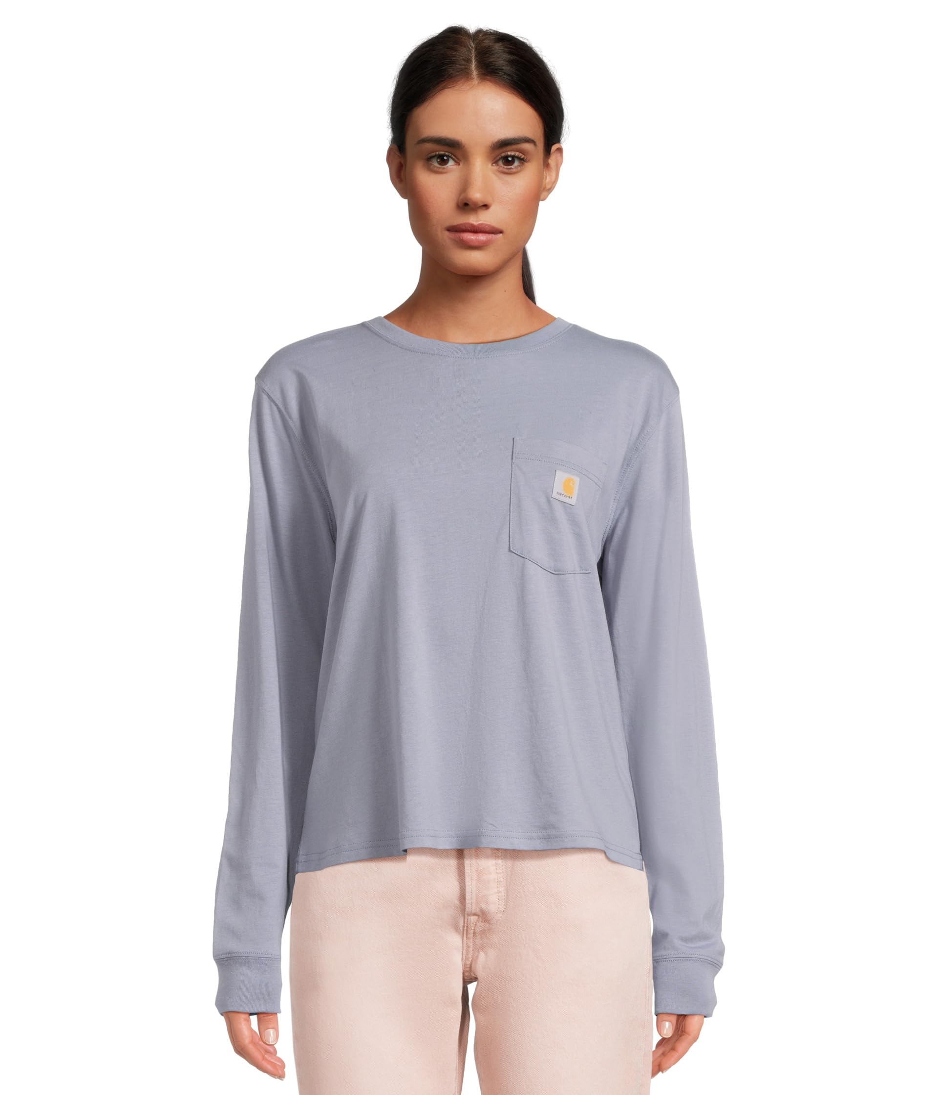 Футболка Carhartt TENCEL Fiber Series Loose Fit Long-Sleeve Pocket T-Shirt, цвет Wisteria
Футболка Carhartt TENCEL Fiber Series Loose Fit Long-Sleeve Pocket T-Shirt, цвет Wisteria