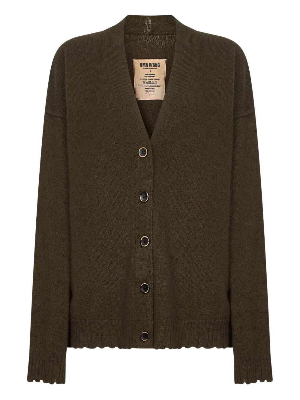 Ребристый кардиган с пуговицами Uma Wang
Ребристый кардиган с пуговицами Uma Wang