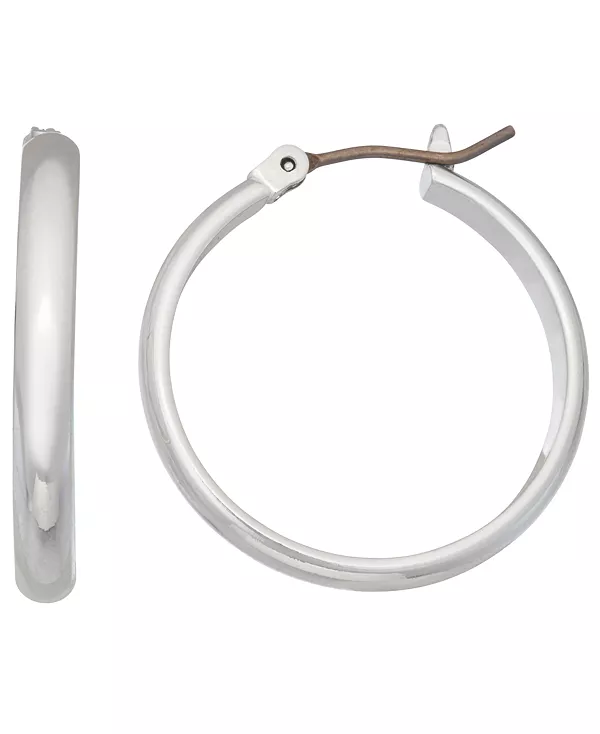 Серьги-Кольца среднего серебристого тона Nine West, silver
Серьги-Кольца среднего серебристого тона Nine West, silver