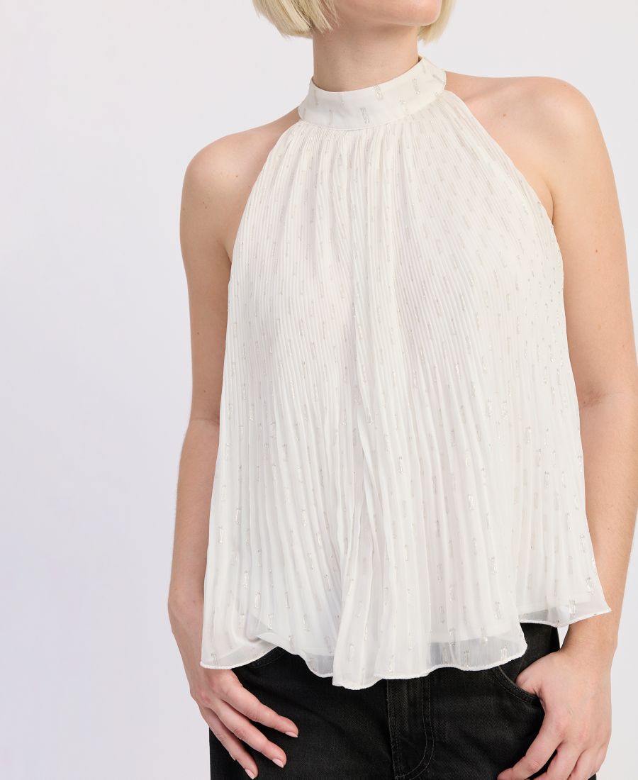 Женский топ без рукавов Camille En Saison, White Silver
Женский топ без рукавов Camille En Saison, White Silver