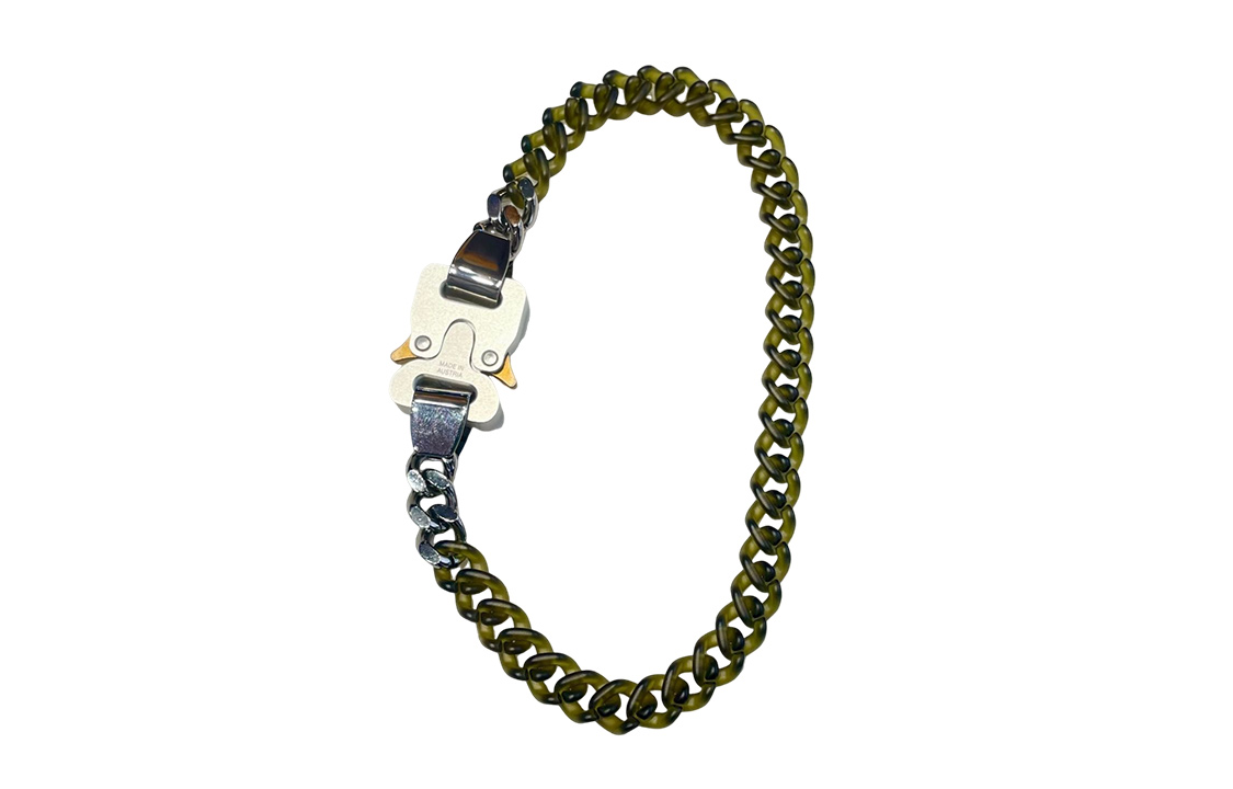 1017 ALYX 9SM Алюминиевый сплав, полиамид, латунное ожерелье унисекс зеленый
1017 ALYX 9SM Алюминиевый сплав, полиамид, латунное ожерелье унисекс зеленый