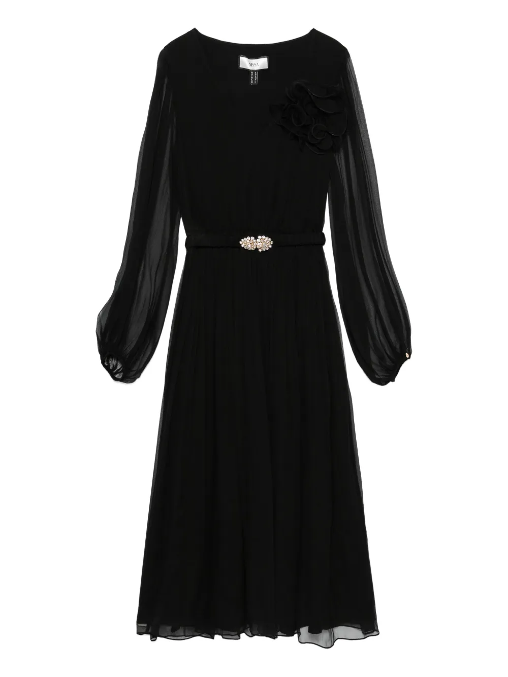 Платье миди с цветочной аппликацией NISSA, черный
Платье миди с цветочной аппликацией NISSA, черный