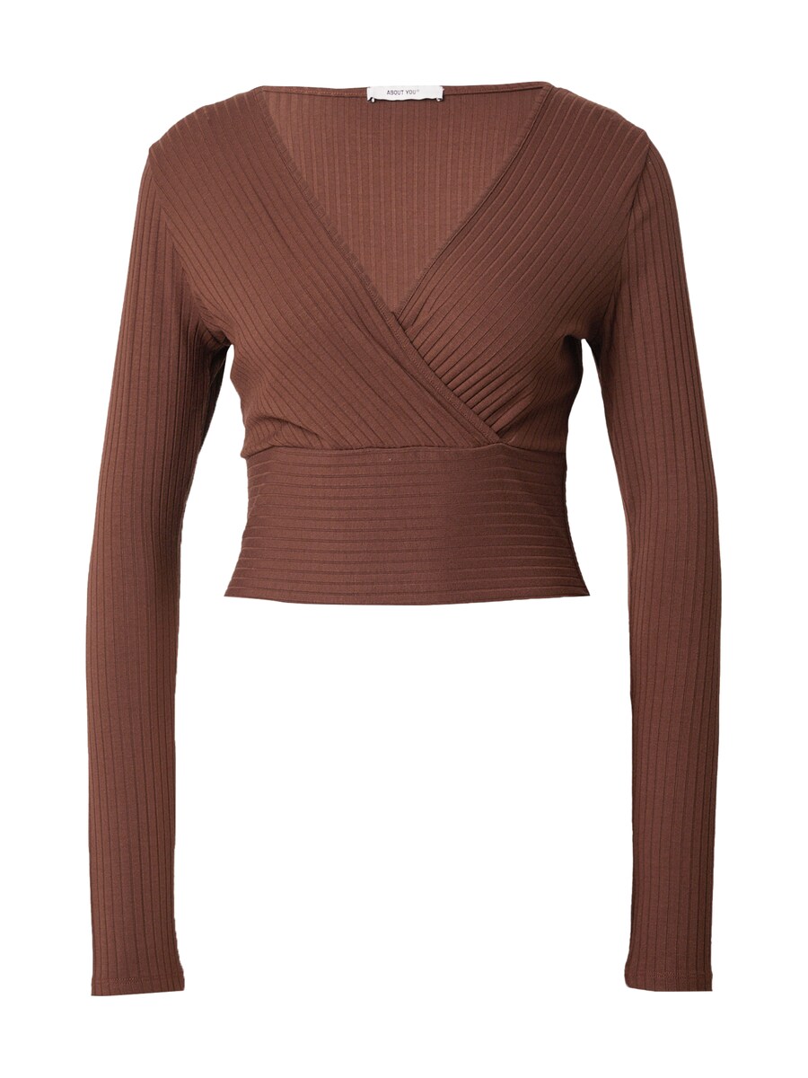 Рубашка ABOUT YOU Cecile, темно-коричневый 
Рубашка ABOUT YOU Cecile, темно-коричневый
