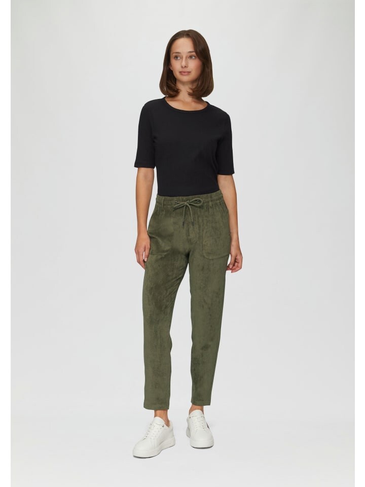 Тканевые брюки sOliver 7/8, оливковый
Тканевые брюки sOliver 7/8, оливковый