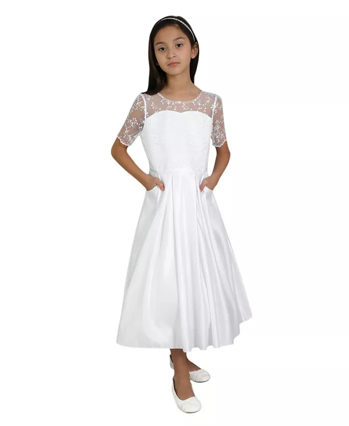 Платье для причастия The Selma для девочек старшего возраста Us Angels, белый
Платье для причастия The Selma для девочек старшего возраста Us Angels, белый