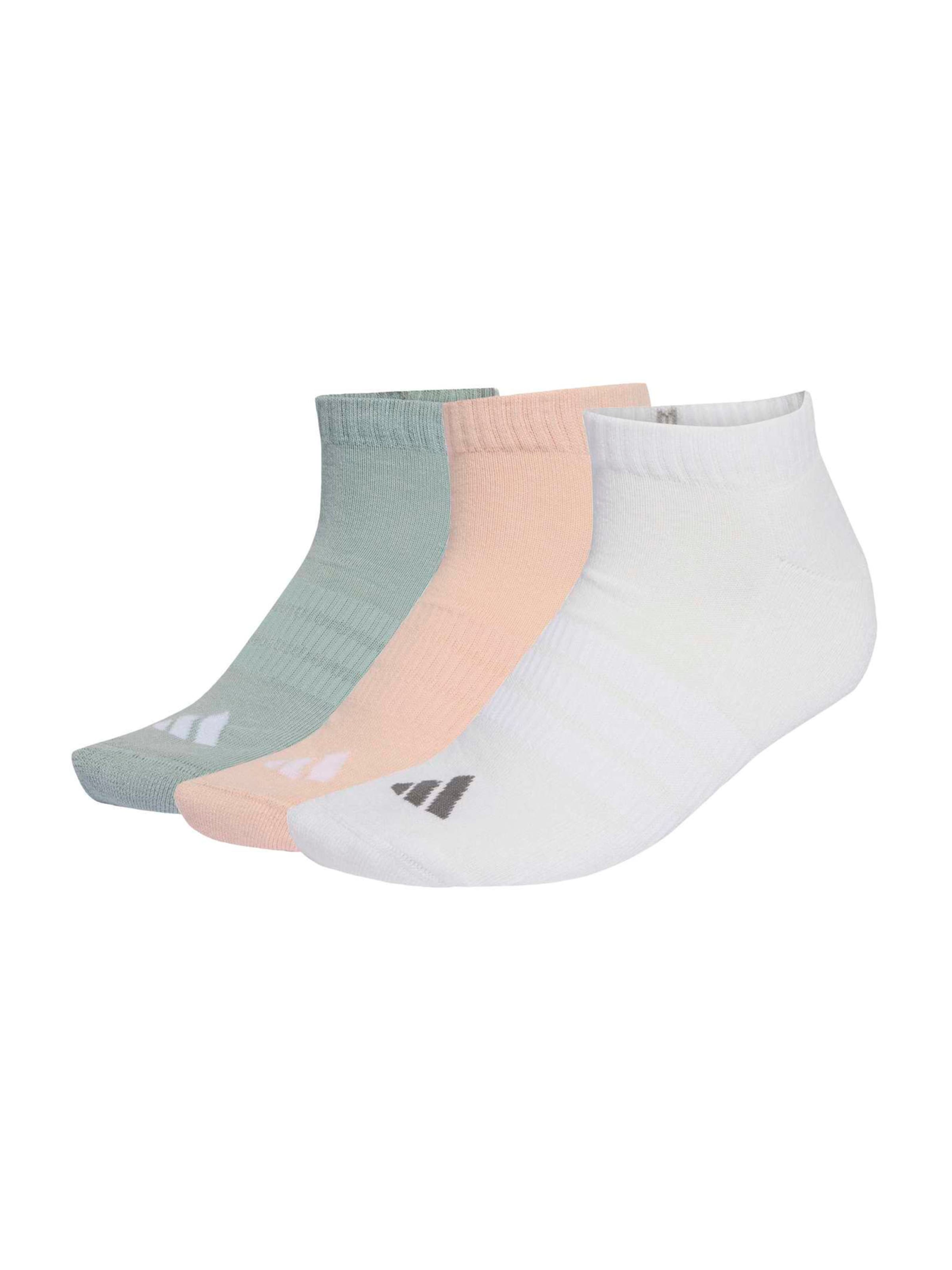 Adidas Performance Спортивные носки 'ESS' в зеленом, персиковом, белом цветах
Adidas Performance Спортивные носки 'ESS' в зеленом, персиковом, белом цветах