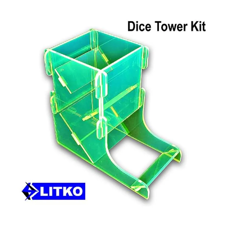 Флуоресцентная зеленая башня для игральных костей, Dice Towers (Litko Aerosystems)
Флуоресцентная зеленая башня для игральных костей, Dice Towers (Litko Aerosystems)