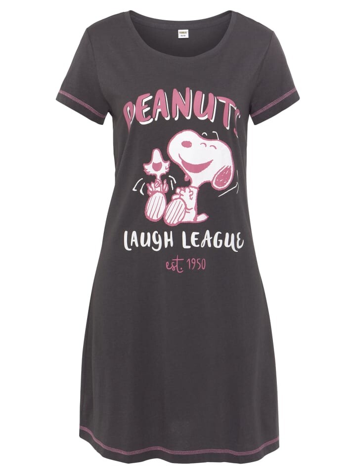 Ночная рубашка Peanuts, цвет dunkelgrau, pink gedruckt
Ночная рубашка Peanuts, цвет dunkelgrau, pink gedruckt