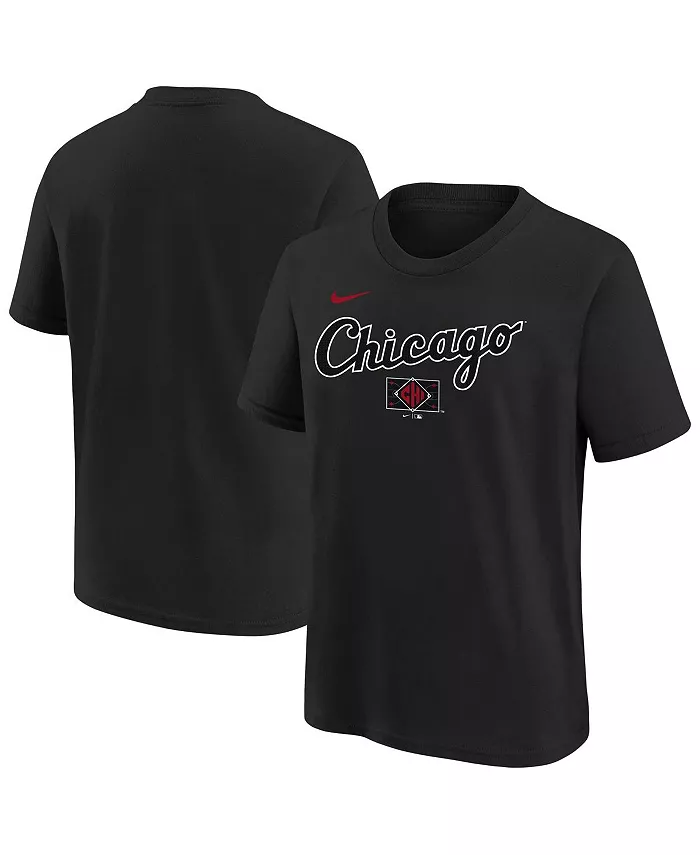 Футболка Chicago White Sox 2025 City Connect Wordmark для подростков, черная Nike
Футболка Chicago White Sox 2025 City Connect Wordmark для подростков, черная Nike