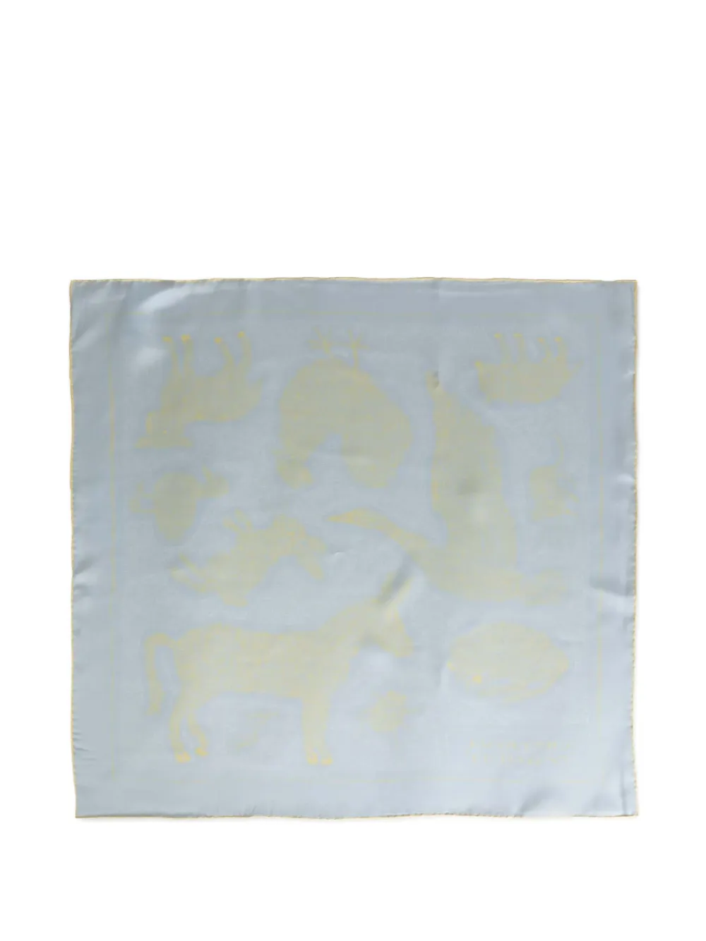 Шарф с анималистичным принтом Jacquemus, синий
Шарф с анималистичным принтом Jacquemus, синий