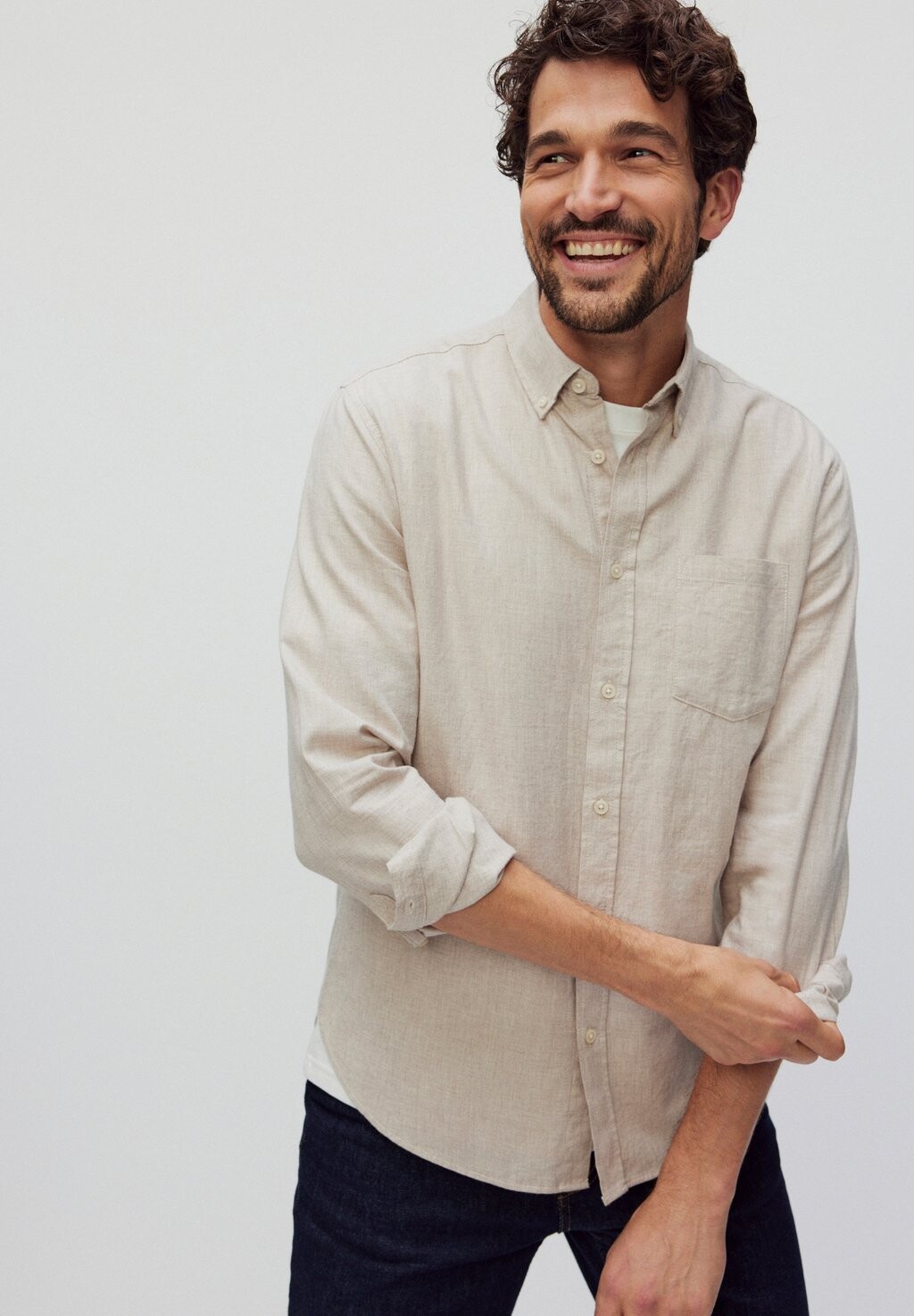 Рубашка TED SOFT BUTTONDOWN Dobber, цвет beige melange
Рубашка TED SOFT BUTTONDOWN Dobber, цвет beige melange