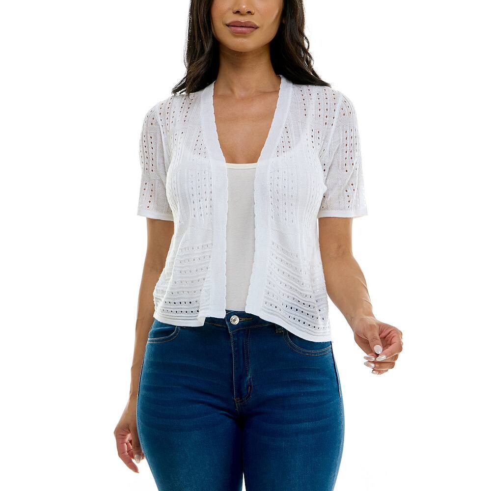 Женское болеро крючком Nina Leonard Pointelle Pointelle, белый
Женское болеро крючком Nina Leonard Pointelle Pointelle, белый