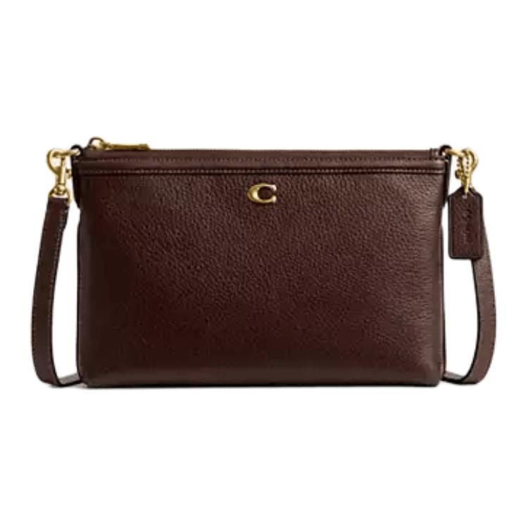 Кожаная плечевая сумка, средняя кроссбоди женская Maple COACH
Кожаная плечевая сумка, средняя кроссбоди женская Maple COACH