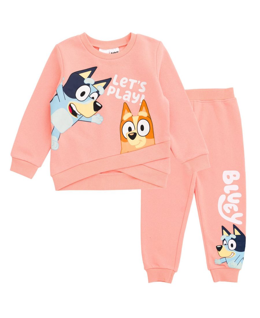 Комплект одежды для девочек: флисовая толстовка и спортивные штаны Bluey, Coral pink
Комплект одежды для девочек: флисовая толстовка и спортивные штаны Bluey, Coral pink