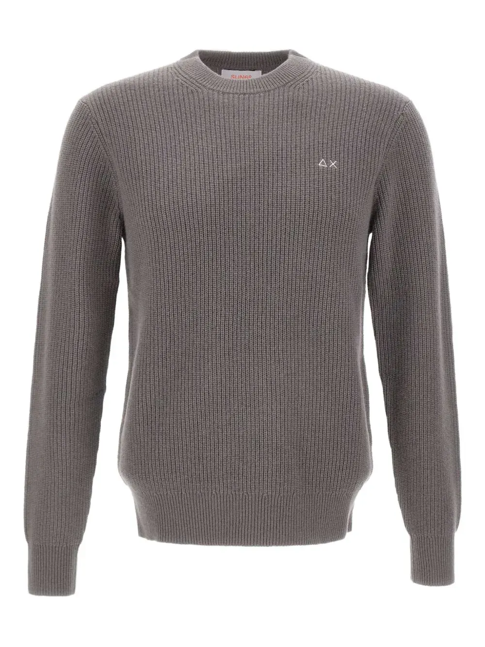 Рифленый свитер с вышитым логотипом Sun68, серый
Рифленый свитер с вышитым логотипом Sun68, серый
