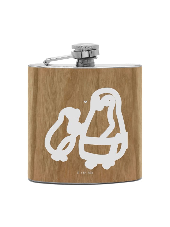 Mr. & Mrs. Panda Фляжка, пингвин с детенышем, без слов, коричневый цвет
Mr. & Mrs. Panda Фляжка, пингвин с детенышем, без слов, коричневый цвет