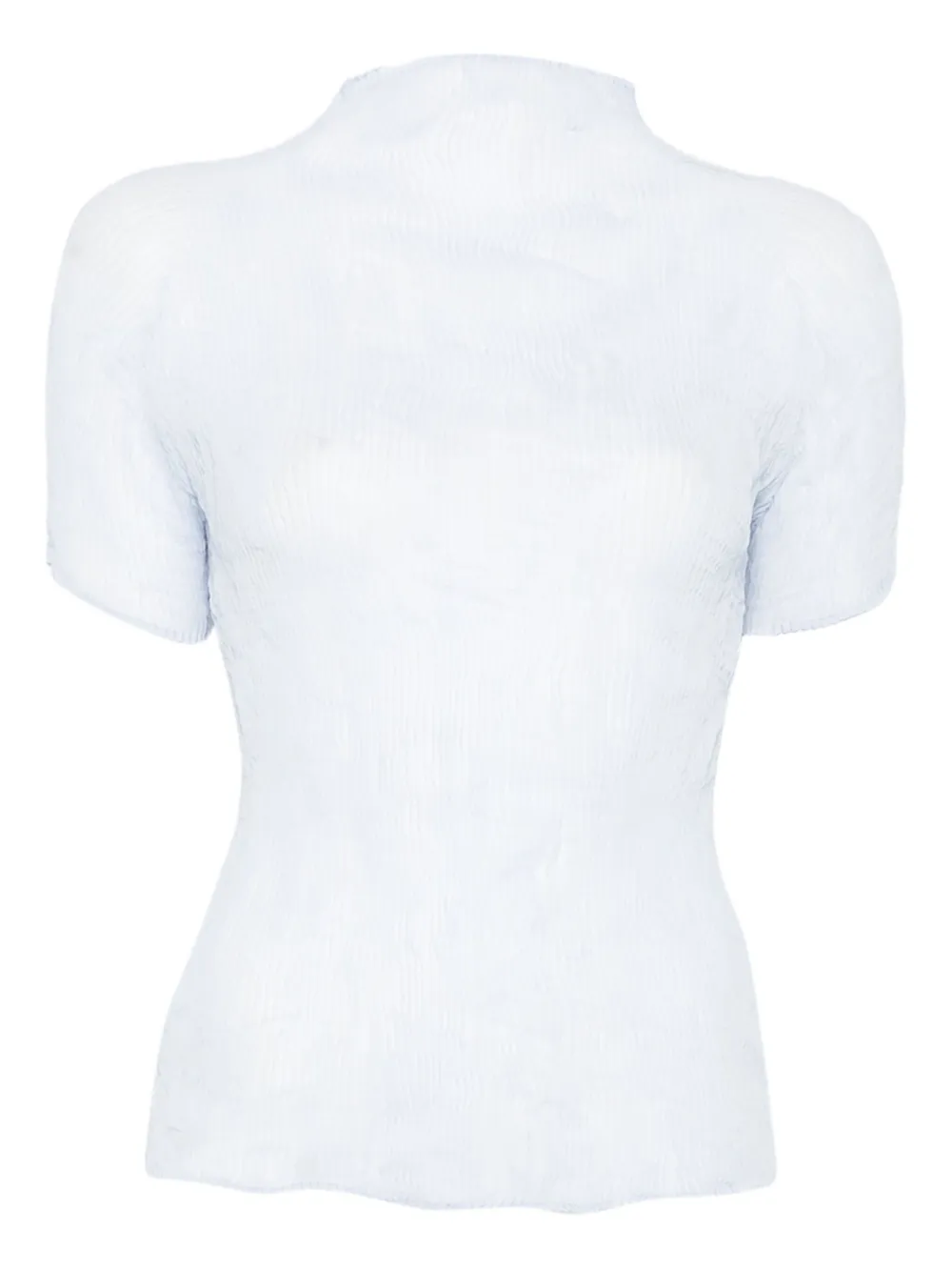 Плиссированная блузка с высоким воротником Issey Miyake, синий
Плиссированная блузка с высоким воротником Issey Miyake, синий