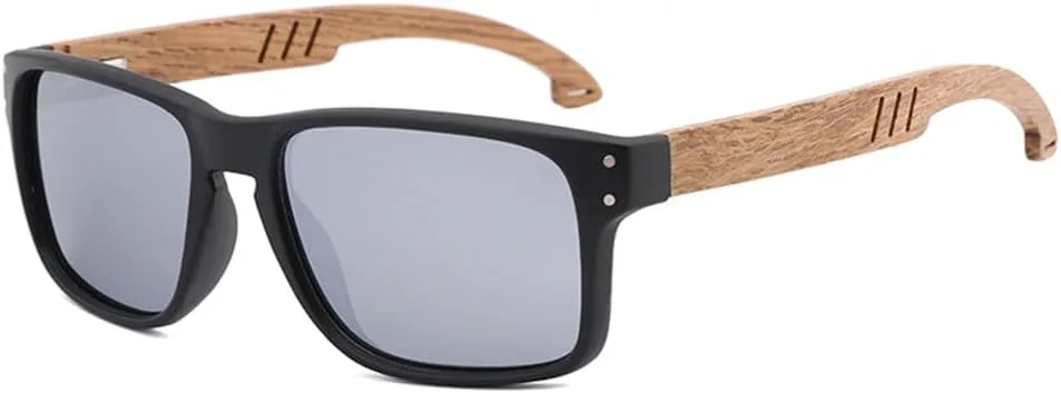 Винтажные солнцезащитные очки-ободок для женщин, деревянные, поляризованные, с защитой от УФ-излучения UV400, подходят для ношения на открытом воздухе UJNHGQ, Silver
Винтажные солнцезащитные очки-ободок для женщин, деревянные, поляризованные, с защитой от УФ-излучения UV400, подходят для ношения на открытом воздухе UJNHGQ, Silver