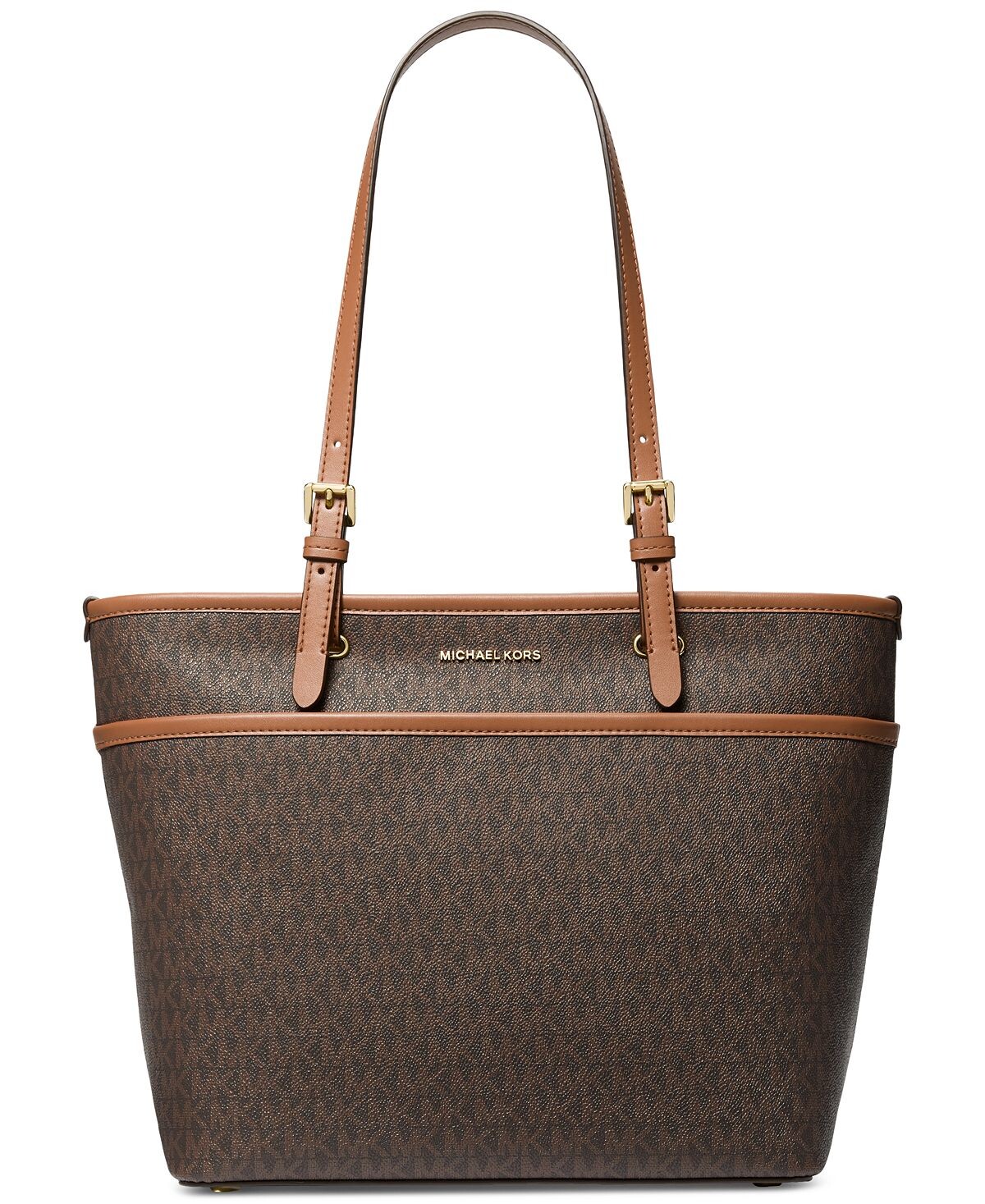 Большая сумка-тоут с карманом на молнии и логотипом сверху Michael Kors
Большая сумка-тоут с карманом на молнии и логотипом сверху Michael Kors