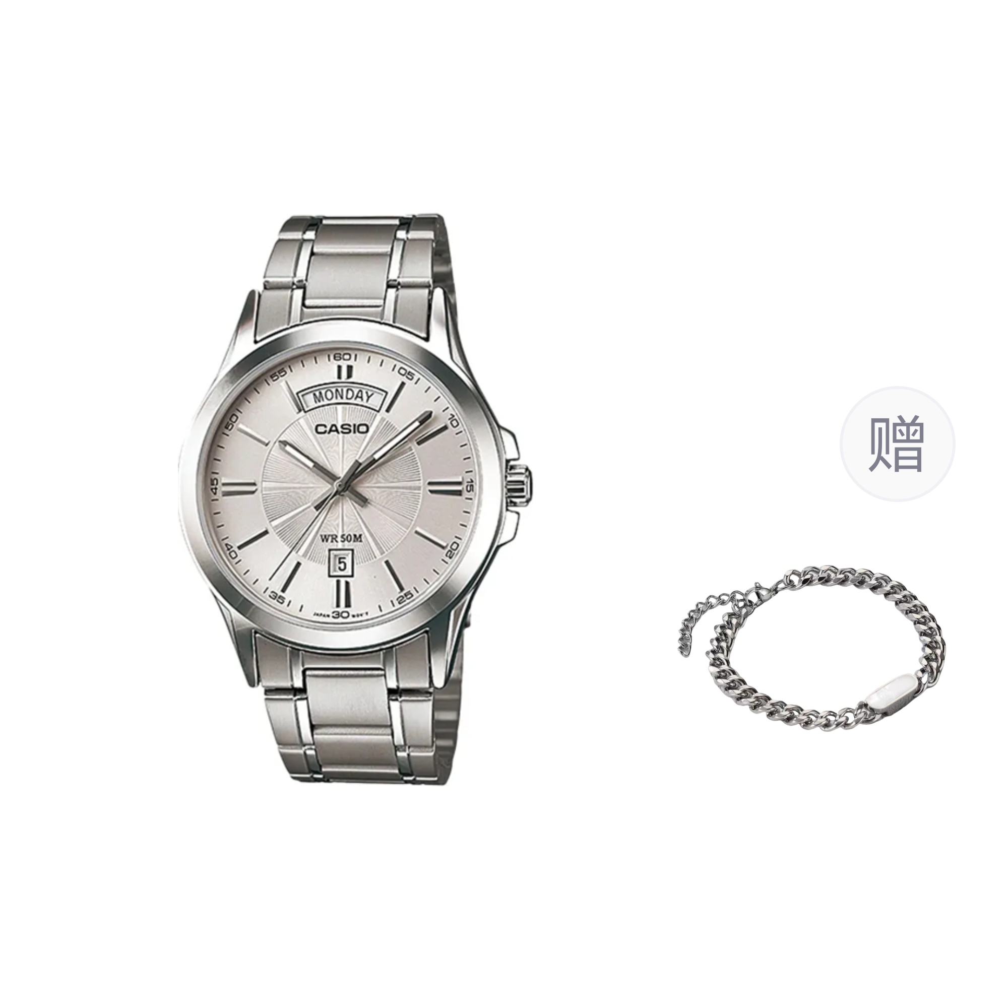 CASIO Часы Men Silver Watch, Black
CASIO Часы Men Silver Watch, Black