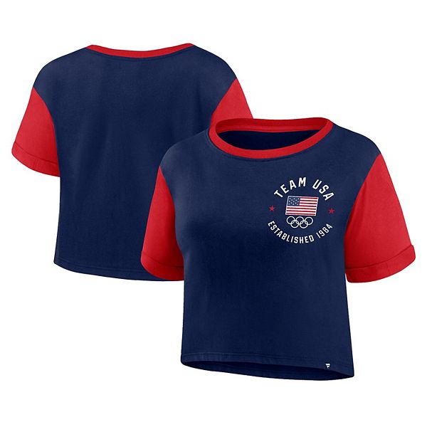 Женская футболка cropped с круглым значком team usa в цвете navy/red Fanatics, Красный, Женская футболка cropped с круглым значком team usa в цвете navy/red Fanatics
Женская футболка cropped с круглым значком team usa в цвете navy/red Fanatics, Красный, Женская футболка cropped с круглым значком team usa в цвете navy/red Fanatics