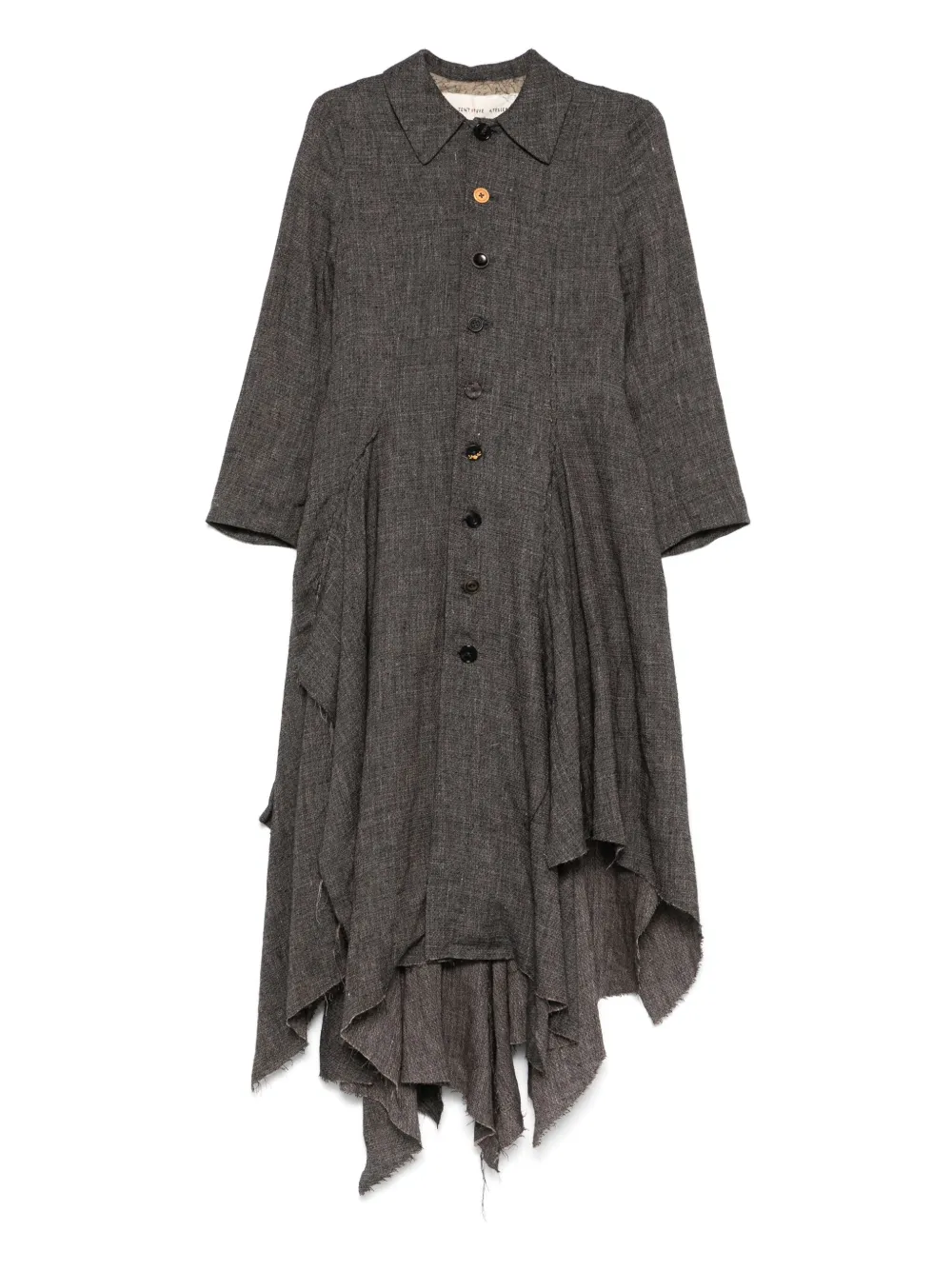 Однобортное пальто A Tentative Atelier, серый
Однобортное пальто A Tentative Atelier, серый