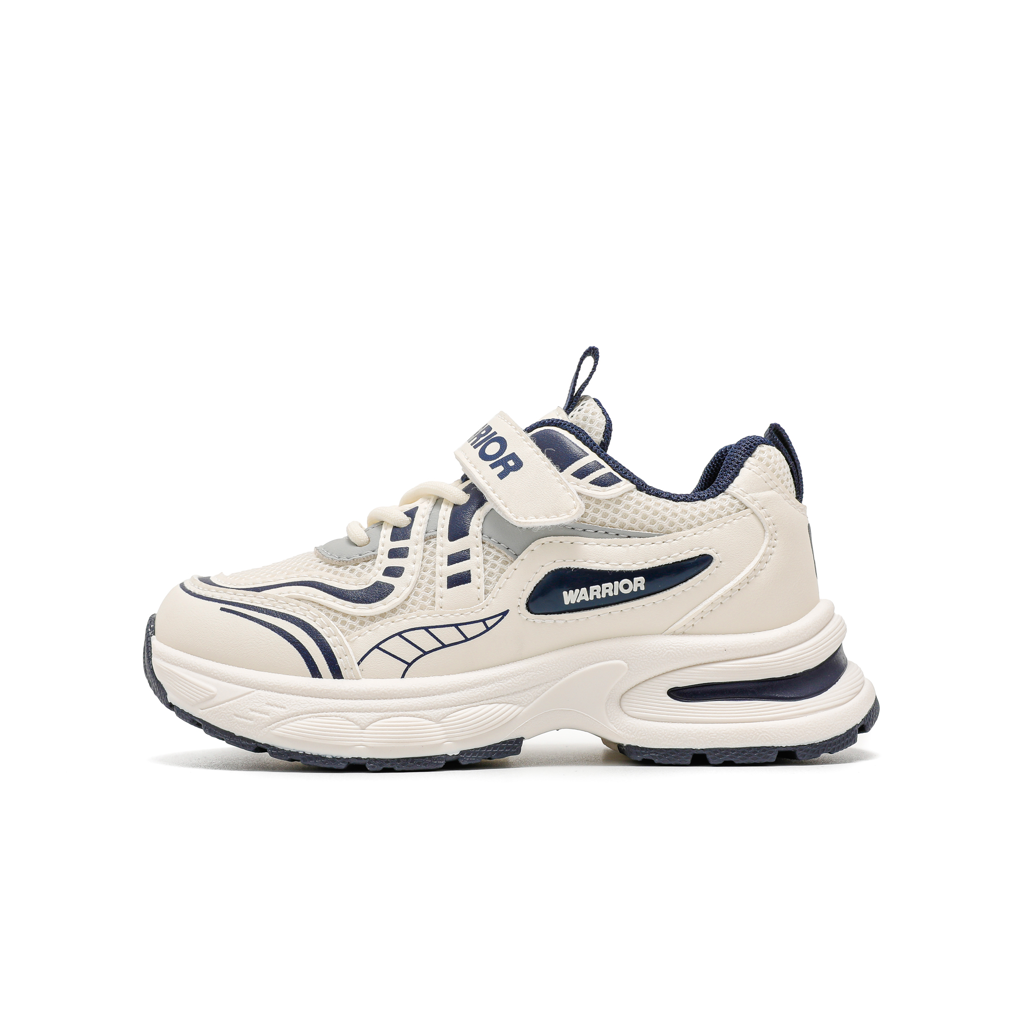 Дышащие, легкие, амортизирующие, низкие, повседневные детские кроссовки WARRIOR, бежевый/синий
Дышащие, легкие, амортизирующие, низкие, повседневные детские кроссовки WARRIOR, бежевый/синий