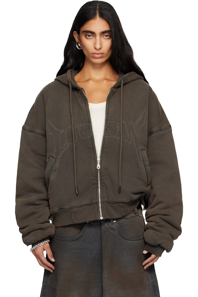 Lu'U Dan Выцветшая толстовка на молнии серого цвета
Lu'U Dan Выцветшая толстовка на молнии серого цвета