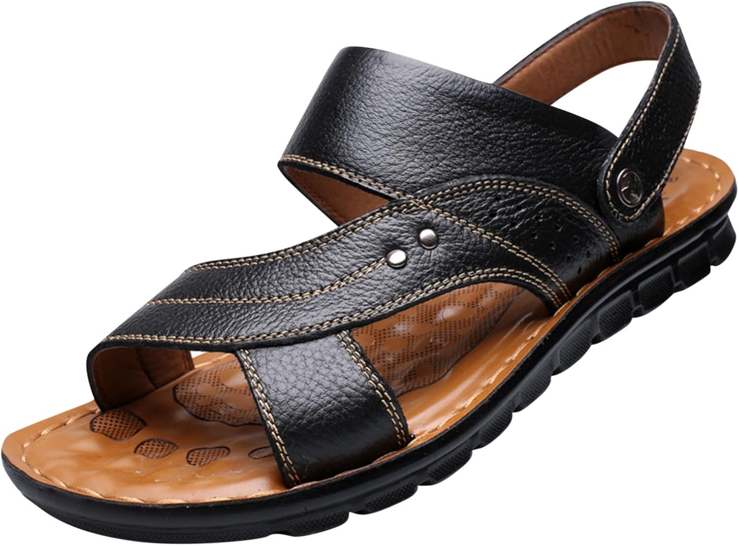 Кожаные сандалии для мужчин, мягкие спортивные сандалии для улицы, дышащие ортопедические тапочки с противоскользящей подошвой, удобная обувь Generic, черный
Кожаные сандалии для мужчин, мягкие спортивные сандалии для улицы, дышащие ортопедические тапочки с противоскользящей подошвой, удобная обувь Generic, черный