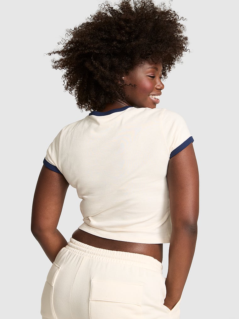 Футболка из хлопка в стиле ретро Pink, winter white
Футболка из хлопка в стиле ретро Pink, winter white