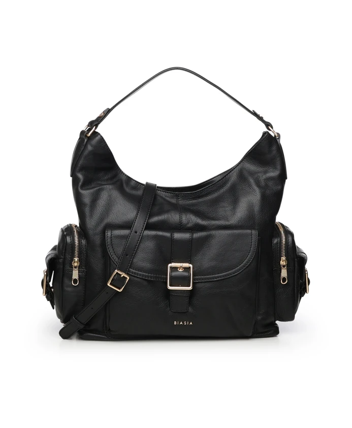 Сумка через плечо с логотипом Biasia, черный
Сумка через плечо с логотипом Biasia, черный